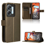 Custodia in pelle con trama a diamante per Infinix Hot 30 5G e modelli