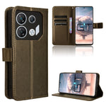 Custodia in pelle con trama a diamante per Infinix Hot 30 5G e modelli
