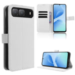 Custodia in pelle con trama a diamante per Infinix Smart 20 4G