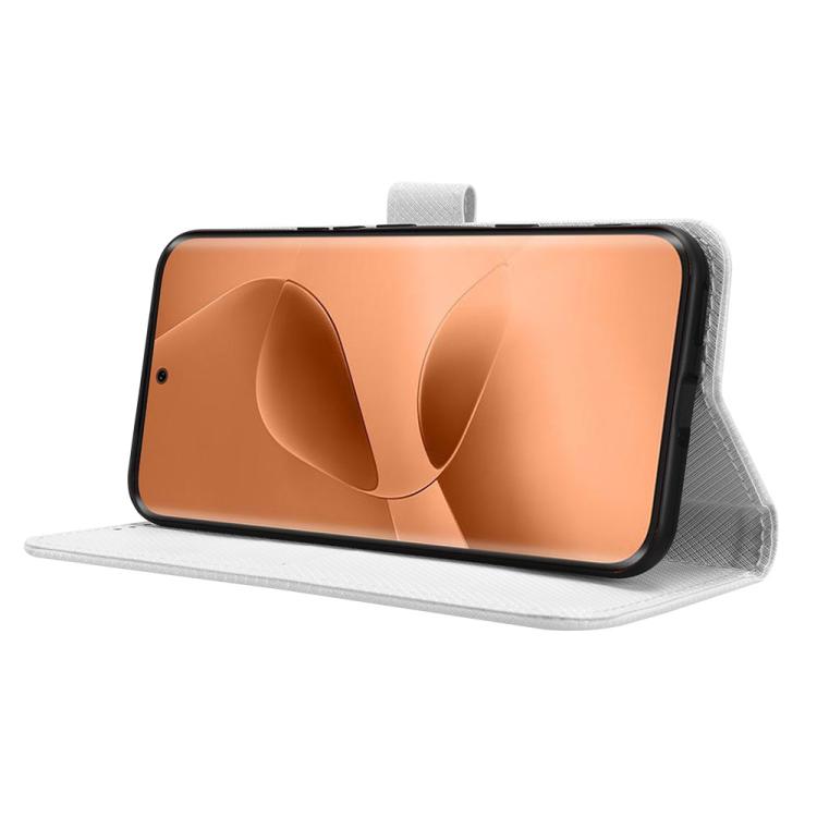 Custodia in pelle con trama a diamante per Infinix Smart 20 4G