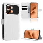 Custodia in pelle con trama a diamante per Infinix Smart 20 4G