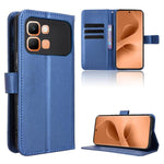 Custodia in pelle con trama a diamante per Infinix Smart 20 4G