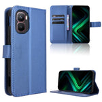 Custodia in pelle con trama a diamante per Infinix GT 50 Pro 5G