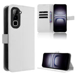 Custodia in pelle con trama a diamante per Infinix GT 50 Pro 5G