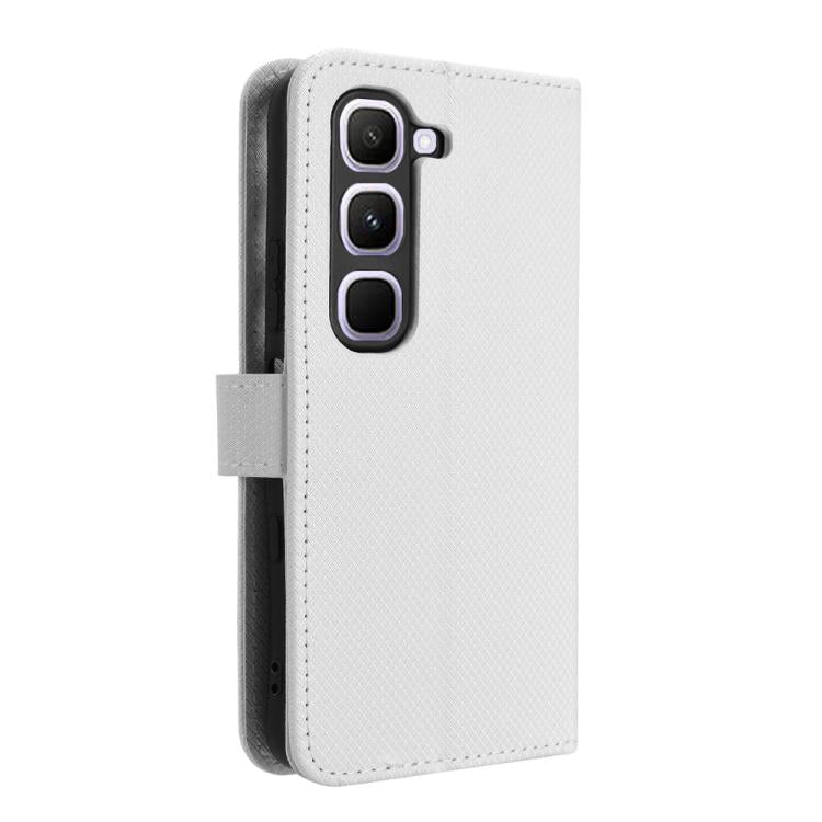 Custodia in pelle con trama a diamante per Infinix GT 50 Pro 5G