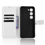 Custodia in pelle con trama a diamante per Infinix GT 50 Pro 5G