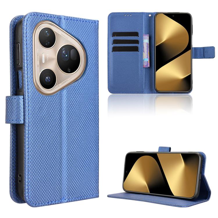 Custodia in pelle con trama a diamante per Huawei Nova 15 Pro e Nova 15 Ultra
