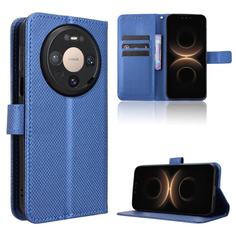 Custodia in pelle con trama a diamante per Huawei Nova 15 Pro e Nova 15 Ultra