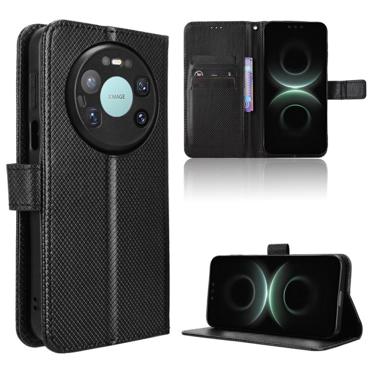 Custodia in pelle con trama a diamante per Huawei Nova 15 Pro e Nova 15 Ultra