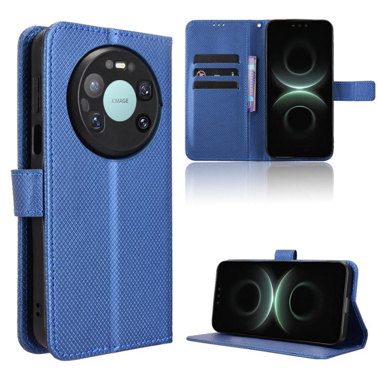 Custodia in pelle con trama a diamante per Huawei Nova 15 Pro e Nova 15 Ultra