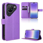 Custodia in pelle con trama a diamante per Huawei Enjoy 90 Pro Max 5G e nova 15