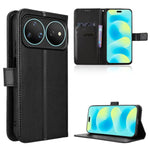 Custodia in pelle con trama a diamante per Huawei nova Y74 4G e modelli