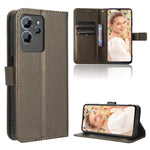 Custodia per telefono in pelle con trama a diamante, For Oukitel C32