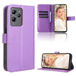 Custodia per telefono in pelle con trama a diamante, For Oukitel C32