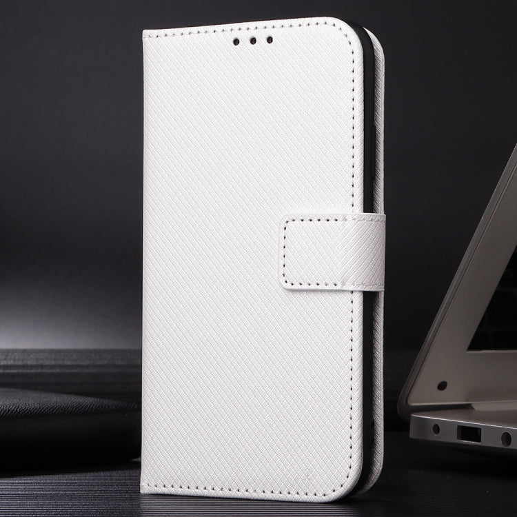 Custodia in pelle con trama a diamante per Sony Xperia 1 VI 2024 e modelli