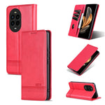 AZNS Custodia per telefono in pelle a conchiglia con struttura in vitello magnetico, For Huawei Mate 70 Pro / 70 Pro+, For Huawei Mate 70, For Huawei nova 13 Pro, For Huawei Maimang 30