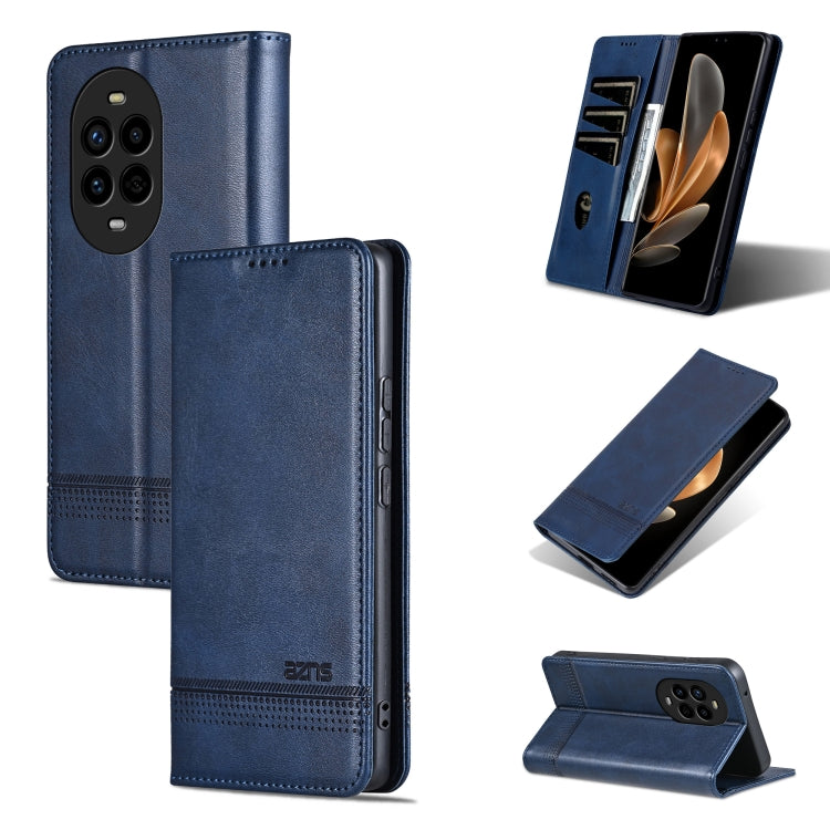 AZNS Custodia per telefono in pelle a conchiglia con struttura in vitello magnetico, For Huawei Mate 70 Pro / 70 Pro+, For Huawei Mate 70, For Huawei nova 13 Pro, For Huawei Maimang 30