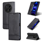 AZNS Custodia per telefono in pelle a conchiglia con struttura in vitello magnetico, For Huawei Mate 70 Pro / 70 Pro+, For Huawei Mate 70, For Huawei nova 13 Pro, For Huawei Maimang 30