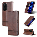 AZNS Custodia per telefono in pelle a conchiglia con struttura in vitello magnetico, For Huawei Nova 14 Ultra, For Huawei Nova 14 Pro, For Huawei Nova 14, For Huawei Enjoy 80