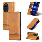 AZNS Custodia per telefono in pelle a conchiglia con struttura in vitello magnetico, For Huawei Nova 14 Ultra, For Huawei Nova 14 Pro, For Huawei Nova 14, For Huawei Enjoy 80