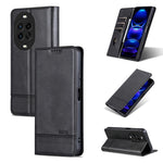 AZNS Custodia per telefono in pelle a conchiglia con struttura in vitello magnetico, For Huawei Nova 14 Ultra, For Huawei Nova 14 Pro, For Huawei Nova 14, For Huawei Enjoy 80
