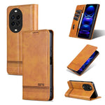 AZNS Custodia per telefono in pelle a conchiglia con struttura in vitello magnetico, For Huawei Nova 14 Ultra, For Huawei Nova 14 Pro, For Huawei Nova 14, For Huawei Enjoy 80