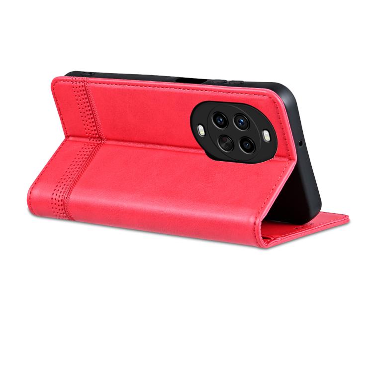 AZNS Custodia per telefono in pelle a conchiglia con struttura in vitello magnetico, For Huawei Nova 14 Ultra, For Huawei Nova 14 Pro, For Huawei Nova 14, For Huawei Enjoy 80