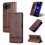 AZNS Custodia per telefono in pelle a conchiglia con struttura in vitello magnetico, For Huawei Nova 16 SE 5G, For Huawei Mate 80 Pro Max, For Huawei Mate 80 / 80 Pro, For Huawei Maimang 40 5G