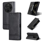 AZNS Custodia per telefono in pelle a conchiglia con struttura in vitello magnetico, For Huawei Nova 16 SE 5G, For Huawei Mate 80 Pro Max, For Huawei Mate 80 / 80 Pro, For Huawei Maimang 40 5G