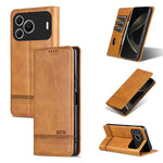 AZNS Custodia per telefono in pelle a conchiglia con struttura in vitello magnetico, For Huawei Nova 16 SE 5G, For Huawei Mate 80 Pro Max, For Huawei Mate 80 / 80 Pro, For Huawei Maimang 40 5G
