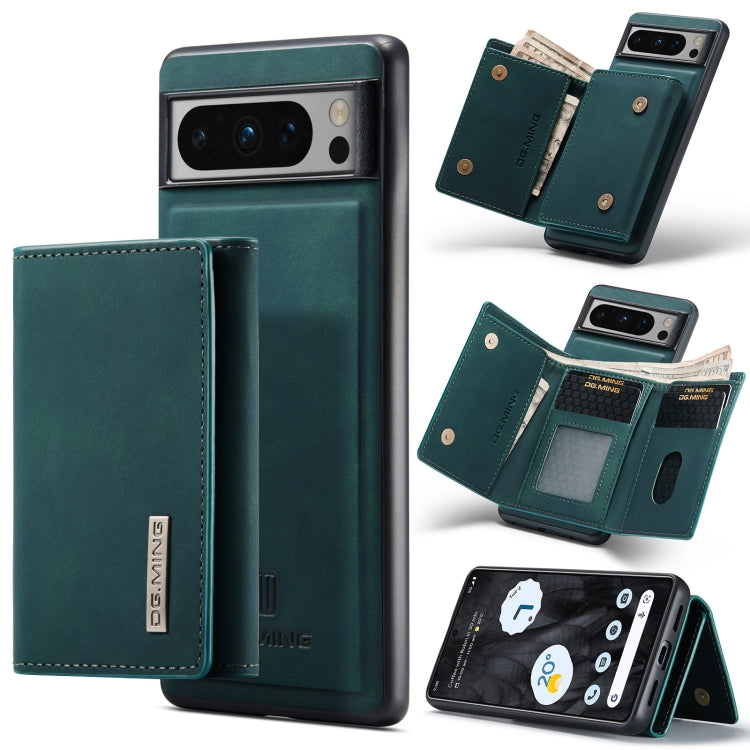 DG.MING M1 Series 3-Fold Multi Card Wallet + custodia magnetica per telefono, For Google Pixel 9 / 9 Pro, For Google Pixel 8a, For Google Pixel 8 Pro, For Google Pixel 8