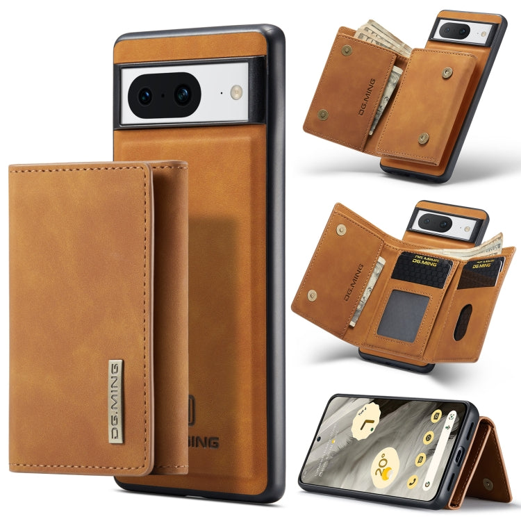DG.MING M1 Series 3-Fold Multi Card Wallet + custodia magnetica per telefono, For Google Pixel 9 / 9 Pro, For Google Pixel 8a, For Google Pixel 8 Pro, For Google Pixel 8