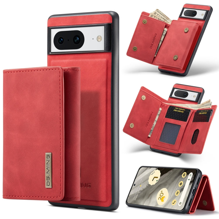 DG.MING M1 Series 3-Fold Multi Card Wallet + custodia magnetica per telefono, For Google Pixel 9 / 9 Pro, For Google Pixel 8a, For Google Pixel 8 Pro, For Google Pixel 8