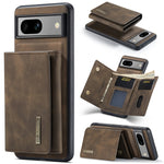 DG.MING M1 Series 3-Fold Multi Card Wallet + custodia magnetica per telefono, For Google Pixel 9 / 9 Pro, For Google Pixel 8a, For Google Pixel 8 Pro, For Google Pixel 8