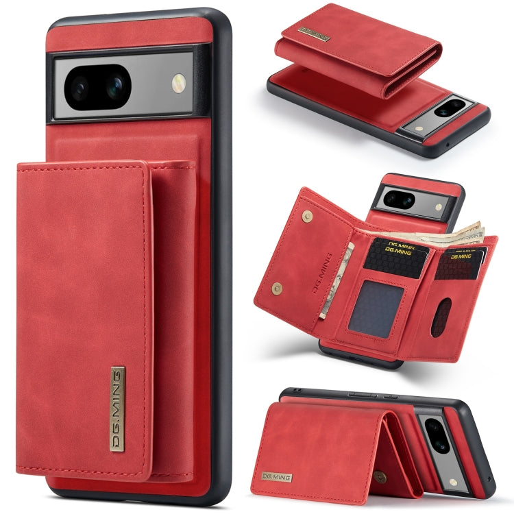 DG.MING M1 Series 3-Fold Multi Card Wallet + custodia magnetica per telefono, For Google Pixel 9 / 9 Pro, For Google Pixel 8a, For Google Pixel 8 Pro, For Google Pixel 8