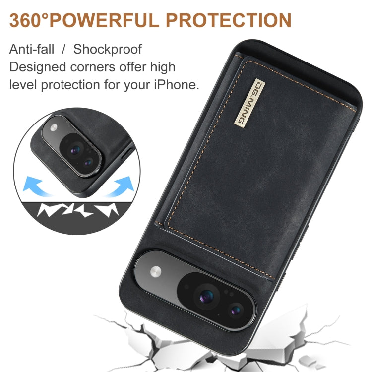 DG.MING M1 Series 3-Fold Multi Card Wallet + custodia magnetica per telefono, For Google Pixel 9 / 9 Pro, For Google Pixel 8a, For Google Pixel 8 Pro, For Google Pixel 8