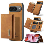 DG.MING M1 Series 3-Fold Multi Card Wallet + custodia magnetica per telefono, For Google Pixel 9 / 9 Pro, For Google Pixel 8a, For Google Pixel 8 Pro, For Google Pixel 8