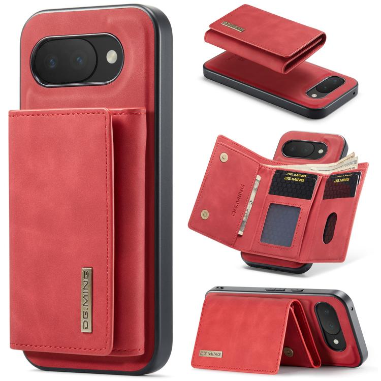 DG.MING M1 Series 3-Fold Multi Card Wallet + custodia magnetica per telefono, For Google Pixel 11 Pro XL, For Google Pixel 11, For Google Pixel 11 Pro, For Google Pixel 10a