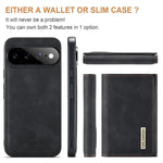 DG.MING M1 Series 3-Fold Multi Card Wallet + custodia magnetica per telefono, For Google Pixel 11 Pro XL, For Google Pixel 11, For Google Pixel 11 Pro, For Google Pixel 10a