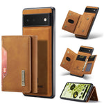 DG.MING M2 Series 3-Fold Multi Card Bag + custodia magnetica per telefono, For Google Pixel 9 / 9 Pro, For Google Pixel 8a, For Google Pixel 7a, For Google Pixel 6