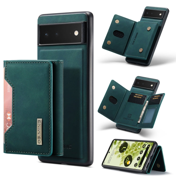 DG.MING M2 Series 3-Fold Multi Card Bag + custodia magnetica per telefono, For Google Pixel 9 / 9 Pro, For Google Pixel 8a, For Google Pixel 7a, For Google Pixel 6