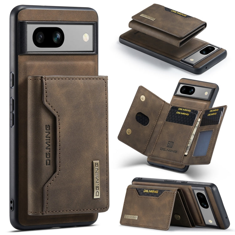 DG.MING M2 Series 3-Fold Multi Card Bag + custodia magnetica per telefono, For Google Pixel 9 / 9 Pro, For Google Pixel 8a, For Google Pixel 7a, For Google Pixel 6