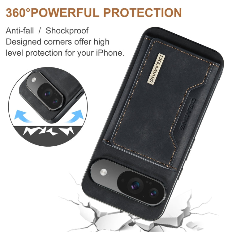 DG.MING M2 Series 3-Fold Multi Card Bag + custodia magnetica per telefono, For Google Pixel 9 / 9 Pro, For Google Pixel 8a, For Google Pixel 7a, For Google Pixel 6