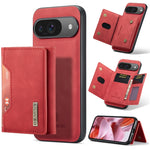DG.MING M2 Series 3-Fold Multi Card Bag + custodia magnetica per telefono, For Google Pixel 9 / 9 Pro, For Google Pixel 8a, For Google Pixel 7a, For Google Pixel 6