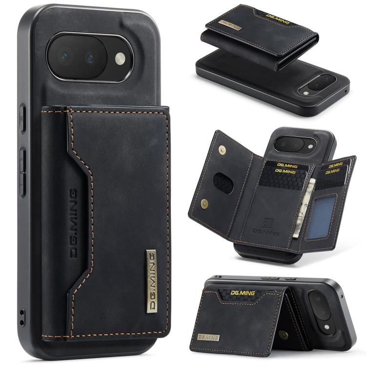 DG.MING M2 Series 3-Fold Multi Card Bag + custodia magnetica per telefono, For Google Pixel 11 Pro XL, For Google Pixel 11, For Google Pixel 11 Pro, For Google Pixel 10a