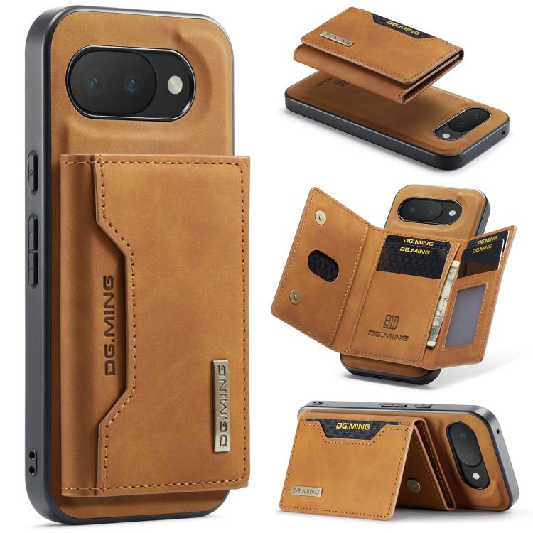 DG.MING M2 Series 3-Fold Multi Card Bag + custodia magnetica per telefono, For Google Pixel 11 Pro XL, For Google Pixel 11, For Google Pixel 11 Pro, For Google Pixel 10a