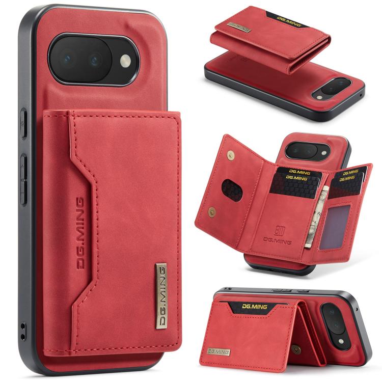 DG.MING M2 Series 3-Fold Multi Card Bag + custodia magnetica per telefono, For Google Pixel 11 Pro XL, For Google Pixel 11, For Google Pixel 11 Pro, For Google Pixel 10a