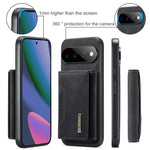 DG.MING M2 Series 3-Fold Multi Card Bag + custodia magnetica per telefono, For Google Pixel 11 Pro XL, For Google Pixel 11, For Google Pixel 11 Pro, For Google Pixel 10a