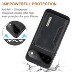 DG.MING M2 Series 3-Fold Multi Card Bag + custodia magnetica per telefono, For Google Pixel 11 Pro XL, For Google Pixel 11, For Google Pixel 11 Pro, For Google Pixel 10a