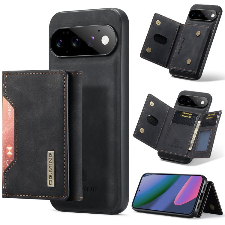 DG.MING M2 Series 3-Fold Multi Card Bag + custodia magnetica per telefono, For Google Pixel 11 Pro XL, For Google Pixel 11, For Google Pixel 11 Pro, For Google Pixel 10a